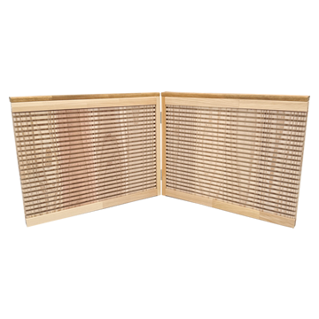 杉スリット屏風