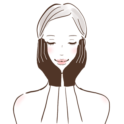 お顔のリフトアップ